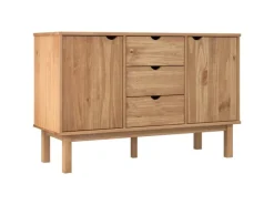 Sideboards|Kommode^vidaXL Sideboard OTTA 113,5x43x73 cm Massivholz Kiefer 348591