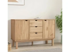 Sideboards|Kommode^vidaXL Sideboard OTTA 113,5x43x73 cm Massivholz Kiefer 348591