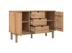 Sideboards|Kommode^vidaXL Sideboard OTTA 113,5x43x73 cm Massivholz Kiefer 348591