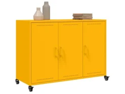 Sideboards|Kommode^vidaXL Sideboard Senf 100,5x39x72 cm Stahl 846683