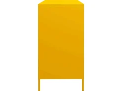 vidaXL Sideboard Senf 135x39x73,5 cm Kaltgewalzter Stahl 3307164