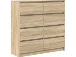 vidaXL Sideboard Sonoma-Eiche 100x35x99 cm Holzwerkstoff 3328491