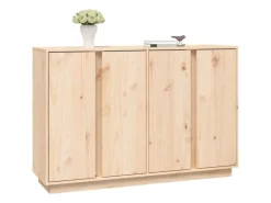 vidaXL Sideboard 120x35x80 cm Massivholz Kiefer 814494