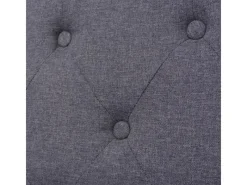 vidaXL 2-Sitzer-Sofa Stoff Grau