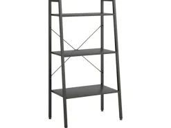 Büroregale^vidaXL Standregal mit 3 Böden Schwarz 56x35x108 cm