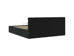 Betten^vidaXL Stauraumbett Hydraulisch mit LED Kunstleder 180x200 cm 285545