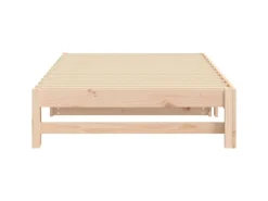 Betten^vidaXL Tagesbett Ausziehbar 2x(80x200) cm Massivholz Kiefer1369472