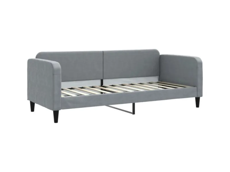 Betten^vidaXL Tagesbett Hellgrau 80x200 cm Stoff1843713
