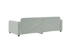 Betten^vidaXL Tagesbett Hellgrau 90x200 cm Samt1851836