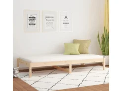 Betten^vidaXL Tagesbett 90x200 cm Massivholz Kiefer1279927