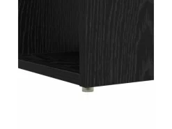 vidaXL Tisch Schwarz Eichen-Optik 108 x 55 x 103,5 cm Holzwerkstoff 869459