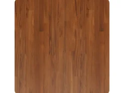 Regale Massivholz|Tische^vidaXL Tischplatte Quadratisch Dunkelbraun 80x80x1,5cm Eiche Behandelt