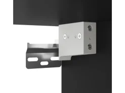 TV-Wände^vidaXL 7-tlg. Wohnwand mit LED-Beleuchtung Schwarz Holzwerkstoff Modell 1