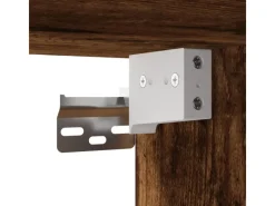 vidaXL 6-Tlg Wohnwand mit LED-Beleuchtung Räuchereiche Holzwerkstoff 3216619