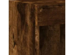 vidaXL 5-Tlg Wohnwand mit LED-Beleuchtung Räuchereiche Holzwerkstoff 3216729