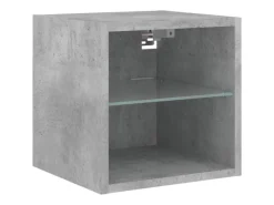 vidaXL 8-Tlg Wohnwand mit LED-Beleuchtung Holzwerkstoff 3216636