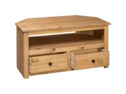 vidaXL TV-Eckschrank 93 x 49 x 49 cm Massivholz Panama-Kiefür