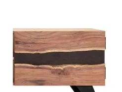 vidaXL TV-Schrank 140 x 30 x 45 cm Massivholz Akazie