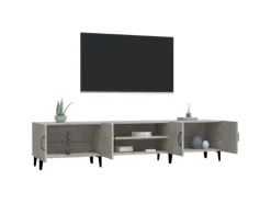 vidaXL TV-Schrank Betongrau 180x31,5x40 cm Holzwerkstoff