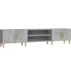Wohnwände|TV-Wände^vidaXL TV-Schrank Betongrau 180x31,5x40 cm Holzwerkstoff Modell 1