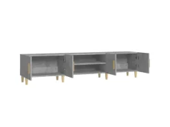 Wohnwände|TV-Wände^vidaXL TV-Schrank Betongrau 180x31,5x40 cm Holzwerkstoff Modell 1