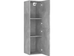 vidaXL TV-Schrank Betongrau 30,5x30x110 cm Holzwerkstoff