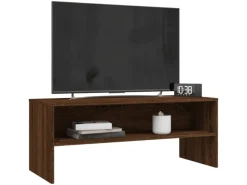 Vasen|Wohnwände^vidaXL TV-Schrank Braun Eichen-Optik 100x40x40 cm Holzwerkstoff