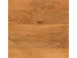 vidaXL TV-Schrank Braun und Schwarz 80x31,5x46 cm Massivholz Mango