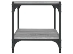 vidaXL TV-Schrank Grau Sonoma 40x33x41 cm Holzwerkstoff und Stahl