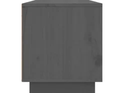 Wohnwände|TV-Wände^vidaXL TV-Schrank Grau 140x35x40 cm Massivholz Kiefür