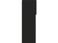 Schränke|TV-Wände^vidaXL TV-Schrank mit LED-Leuchten Schwarz 40,5x30x90 cm