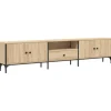vidaXL TV-Schrank mit Schublade Sonoma-Eiche 200x25x44cm Holzwerkstoff