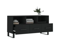 vidaXL TV-Schrank Schwarz 102x36x50 cm Holzwerkstoff Modell 3