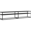 Wohnwände|TV-Wände^vidaXL TV-Schrank Schwarz 200x40x40,5 cm Hartglas