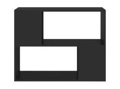 vidaXL TV-Schrank Schwarz 80x24x63 cm Holzwerkstoff