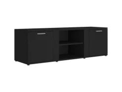 vidaXL TV-Schrank Schwarz 120x34x37 cm Holzwerkstoff
