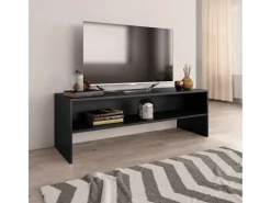 vidaXL TV-Schrank Schwarz 120x40x40 cm Holzwerkstoff