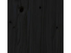 vidaXL TV-Schrank Schwarz 156x40x40 cm Massivholz Kiefür