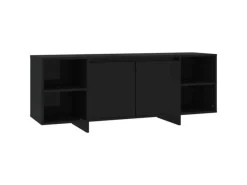 Schränke^vidaXL TV-Schrank Schwarz 130x35x50 cm Holzwerkstoff