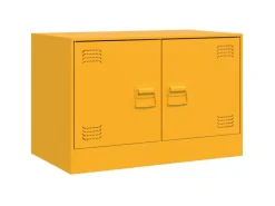 vidaXL TV-Schrank Senfgelb 67x39x44 cm Stahl Modell 2