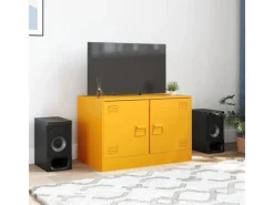 vidaXL TV-Schrank Senfgelb 67x39x44 cm Stahl Modell 2