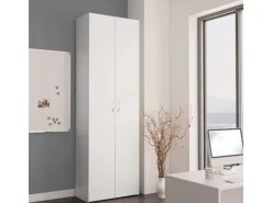 Schränke^vidaXL TV-Schrank Weiß 60x32x190 cm Holzwerkstoff