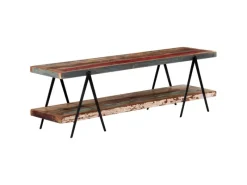 vidaXL TV-Schrank 160x40x50 cm Altholz Massiv