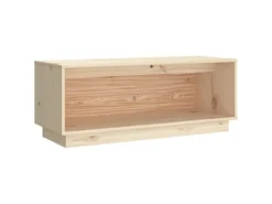 vidaXL TV-Schrank 90x35x35 cm Massivholz Kiefür