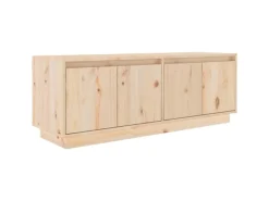 vidaXL TV-Schrank 110x34x40 cm Massivholz Kiefür