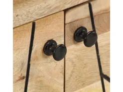 vidaXL TV-Schrank 110x30x40 cm Mango Massivholz