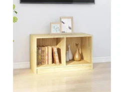vidaXL TV-Schrank 70x33x42 cm Massivholz Kiefür