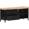 Wohnwände|TV-Wände^vidaXL TV-Schrank 90x30x41 cm Raues Mangoholz