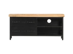 Wohnwände|TV-Wände^vidaXL TV-Schrank 90x30x41 cm Raues Mangoholz