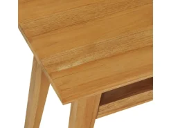 vidaXL TV-Schrank 120x35x45 cm Teak Massivholz